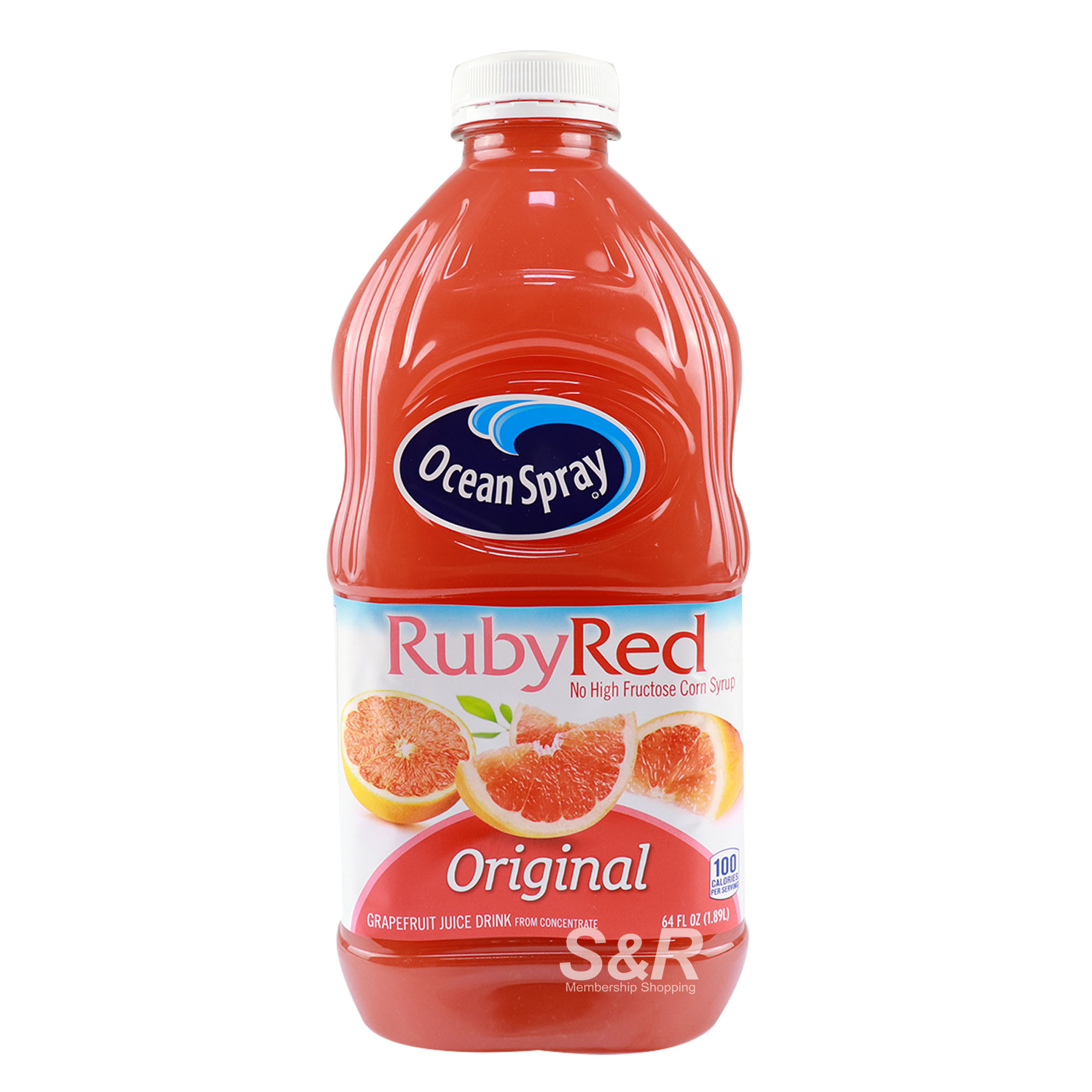 Ocean Spray Ruby Red Original Grapefruit Juice Drink 1.89L
